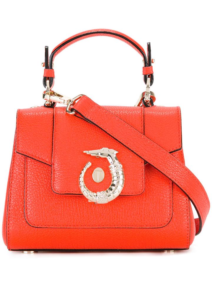 Trussardi Mini Lovy Bag, Women's, Pink/purple, Calf Leather
