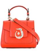 Trussardi Mini Lovy Bag, Women's, Pink/purple, Calf Leather
