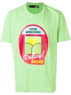 Love Moschino Valley Label Print T-shirt - Green