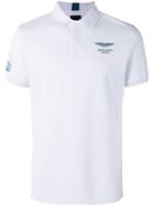Hackett Chest Print Polo Shirt, Men's, Size: Xxl, White, Cotton