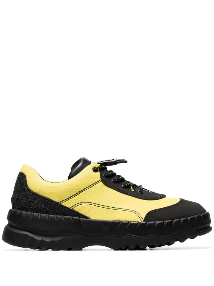 Camper Lab X Kiko Kostadinov Yellow Lace-up Derby Shoes