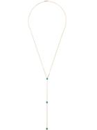 Anita Ko Pear Diamond Lariat - Yellow & Orange