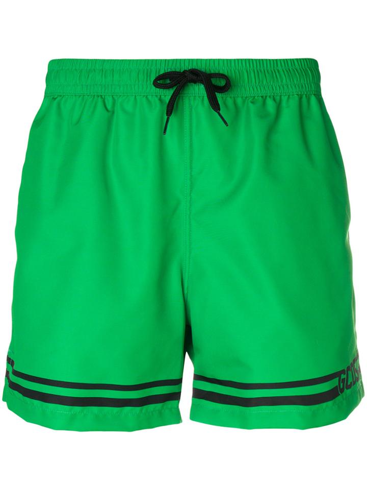 Gcds Drawstring Swim Shorts - Green