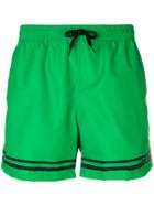 Gcds Drawstring Swim Shorts - Green