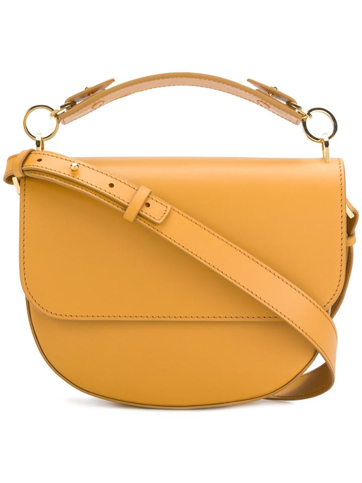Sophie Hulme The Bow Satchel - Yellow & Orange