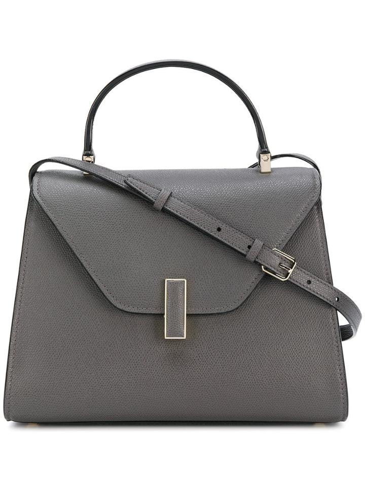 Valextra Top Handle Tote - Grey