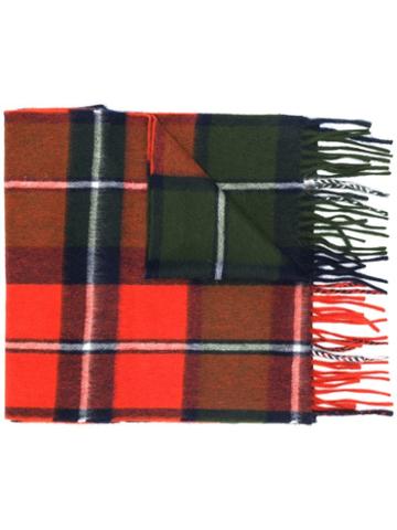 A.p.c. Woaks Fringed Scarf - Red