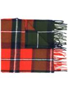 A.p.c. Woaks Fringed Scarf - Red