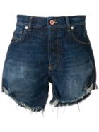Diesel Turn-up Midi Shorts - Blue
