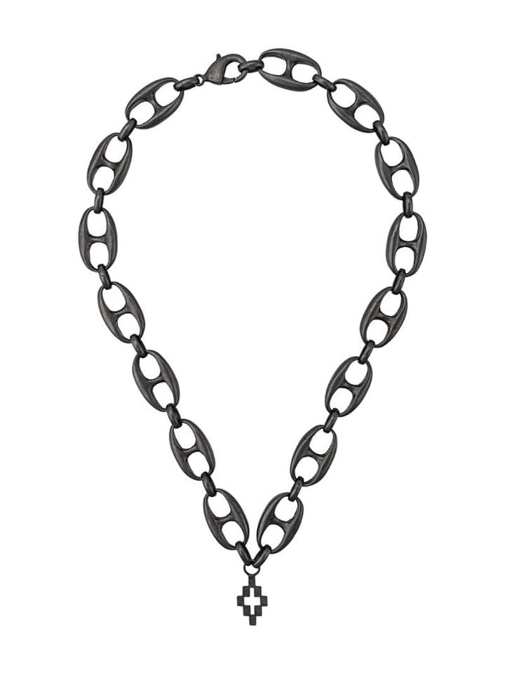 Marcelo Burlon County Of Milan Logo Pendant Necklace - Black