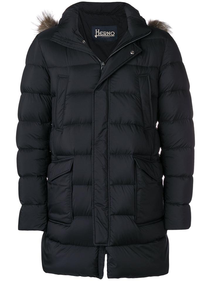 Herno Legend Parka Padded Coat - Blue