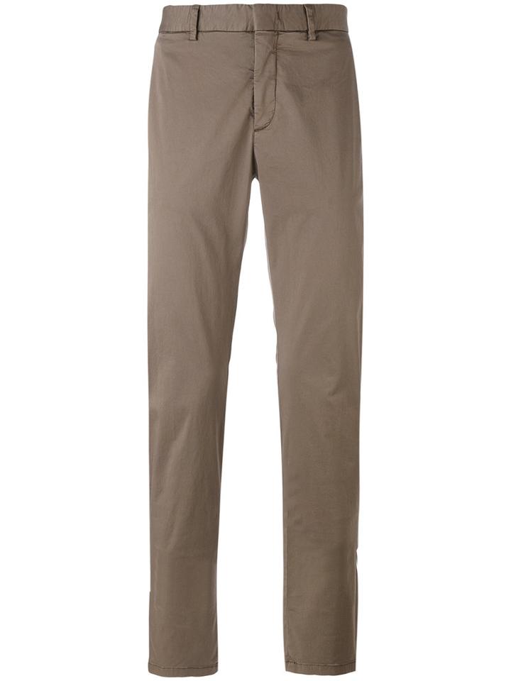 Z Zegna - Chino Trousers - Men - Cotton/spandex/elastane - 46, Nude/neutrals, Cotton/spandex/elastane