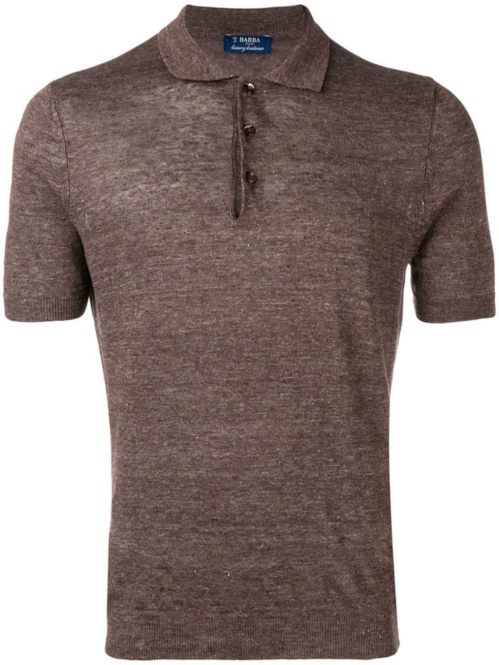 Barba Polo Shirt - Brown