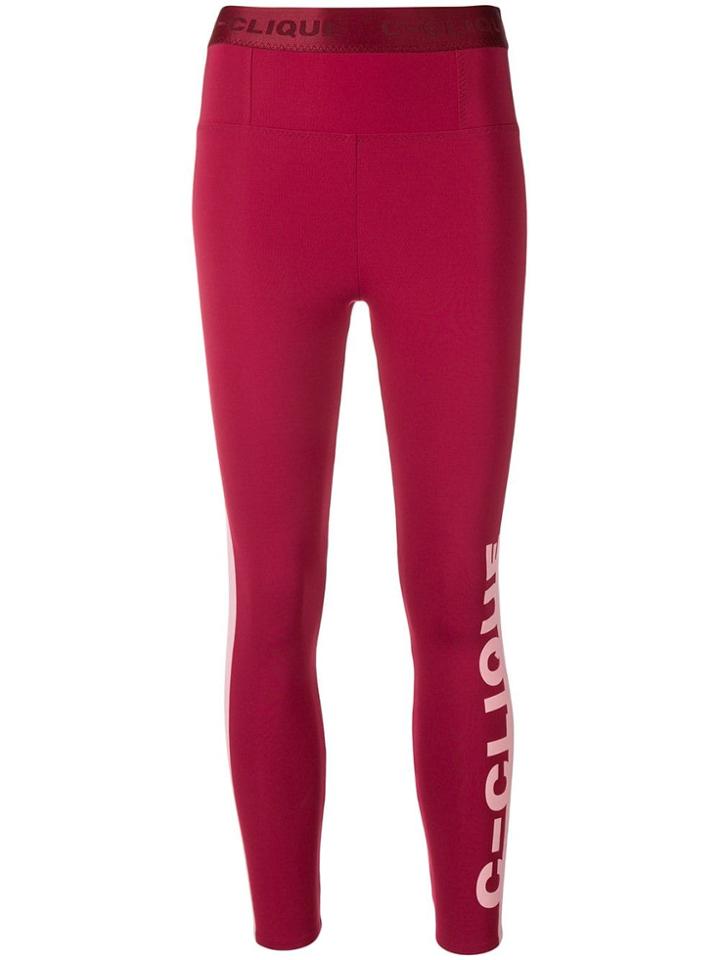 Pinko C-clique Leggings - Pink & Purple