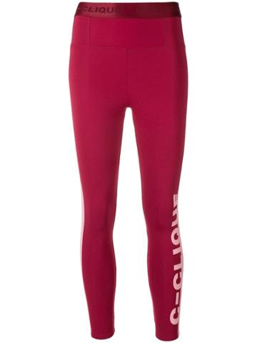 Pinko C-clique Leggings - Pink & Purple