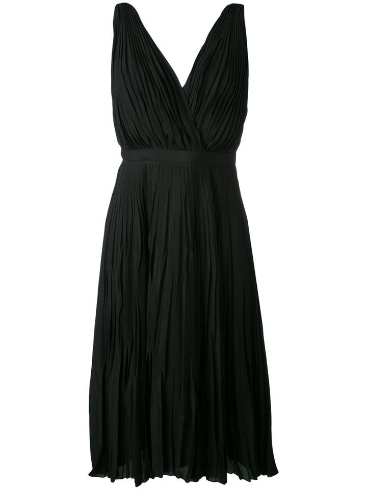 Prada Shift Dress, Women's, Size: 40, Black, Silk/polyester