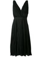 Prada Shift Dress, Women's, Size: 40, Black, Silk/polyester