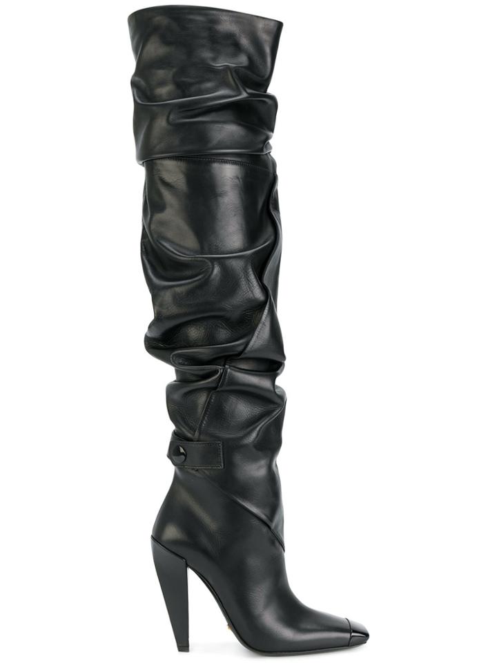 Tom Ford Square Toe Boots - Black