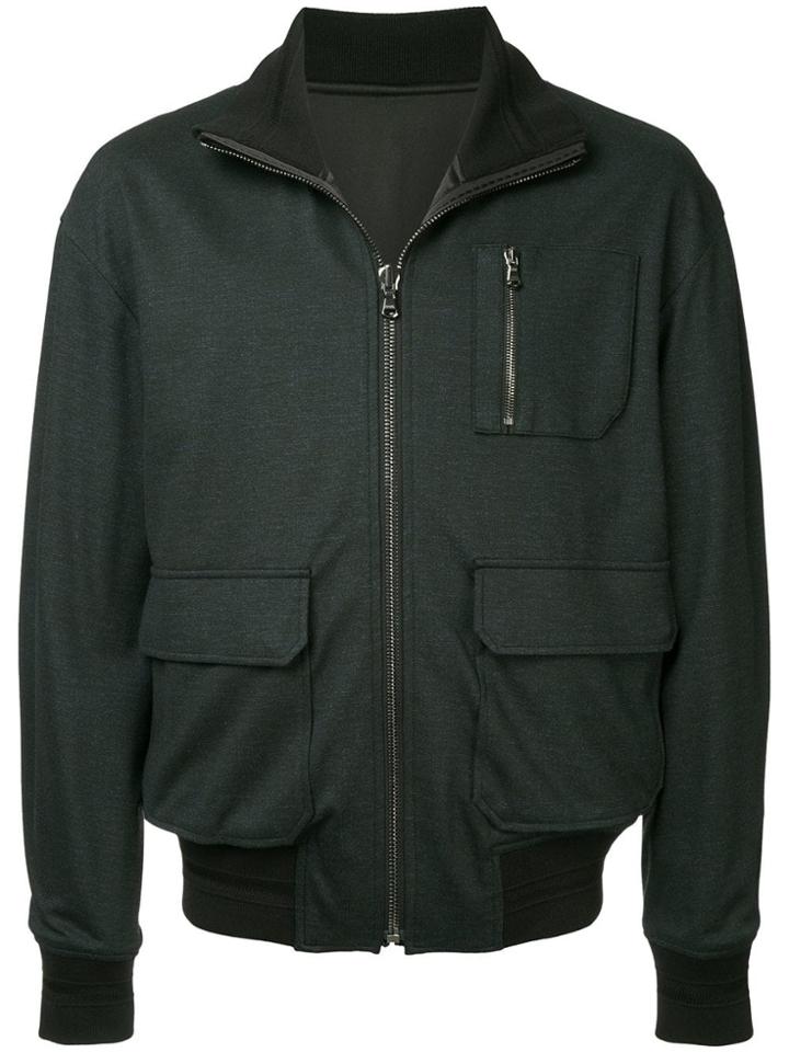 Wooyoungmi Reversable Bomber Jacket - Black