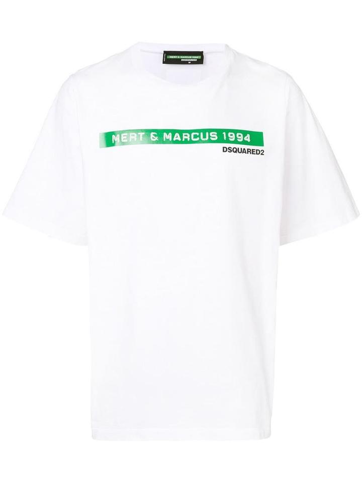Dsquared2 Dsquared2 X Mert & Marcus 1994 Logo T-shirt - White