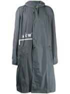 A-cold-wall* Hooded Raincoat - Grey