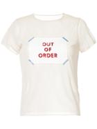 Tu Es Mon Trésor Out Of Order T-shirt - Nude & Neutrals