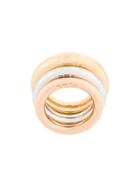 Charlotte Chesnais Brahma Set Of Rings - Metallic