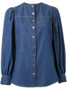 Sonia Rykiel Collarless Denim Short