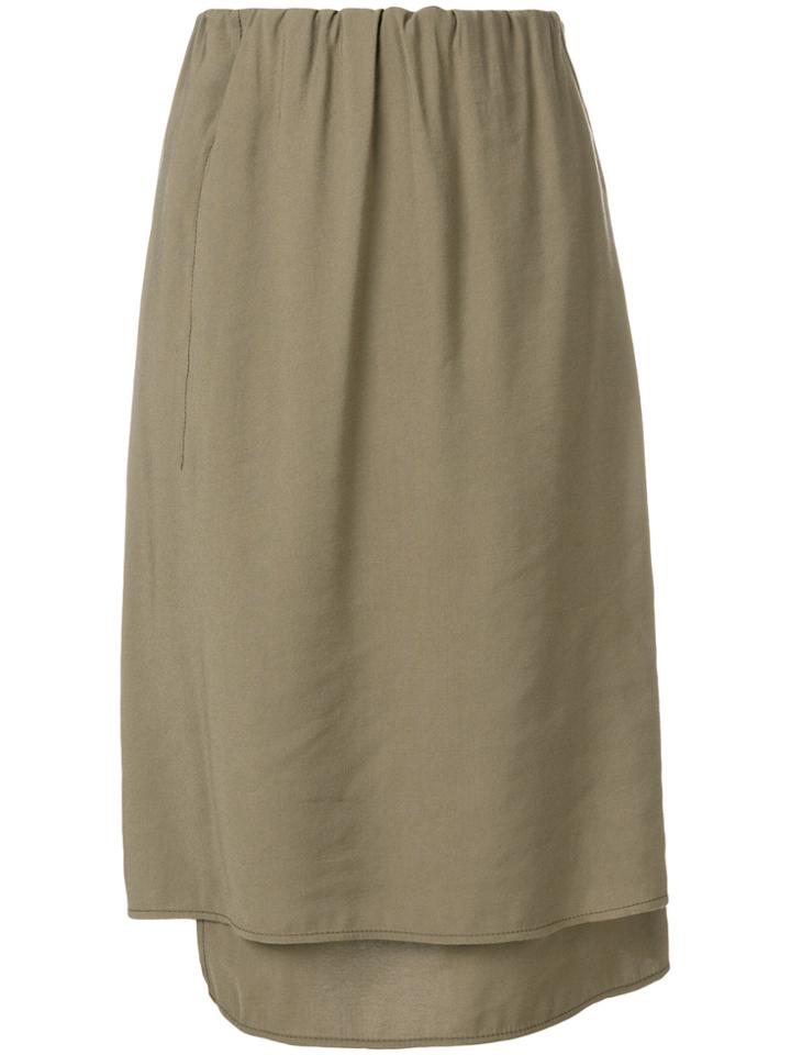 Hope Elasticated Waist Skirt - Green