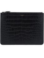 Givenchy Embossed Zip Clutch