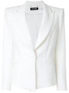 Styland Structured Button Up Blazer - White