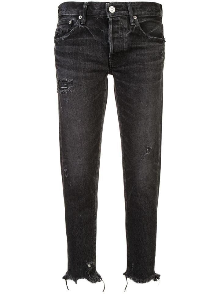 Moussy Vintage Ripped Jeans - Black