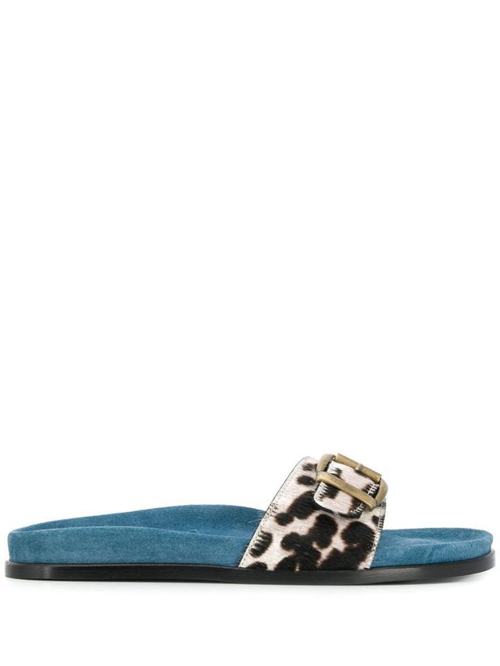 Avec Modération Kitzbuhel Slide Sandals - White