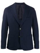 Eleventy Fitted Single-breasted Blazer - Blue