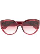 Dior Eyewear Pink Tinted Sunglasses - Red
