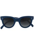 Céline Eyewear Cat-eye Tinted Sunglasses - Blue