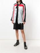 Alexander Wang Denim And Moto Hybrid Jacket - Blue