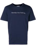Saturdays Nyc Printed T-shirt - Blue