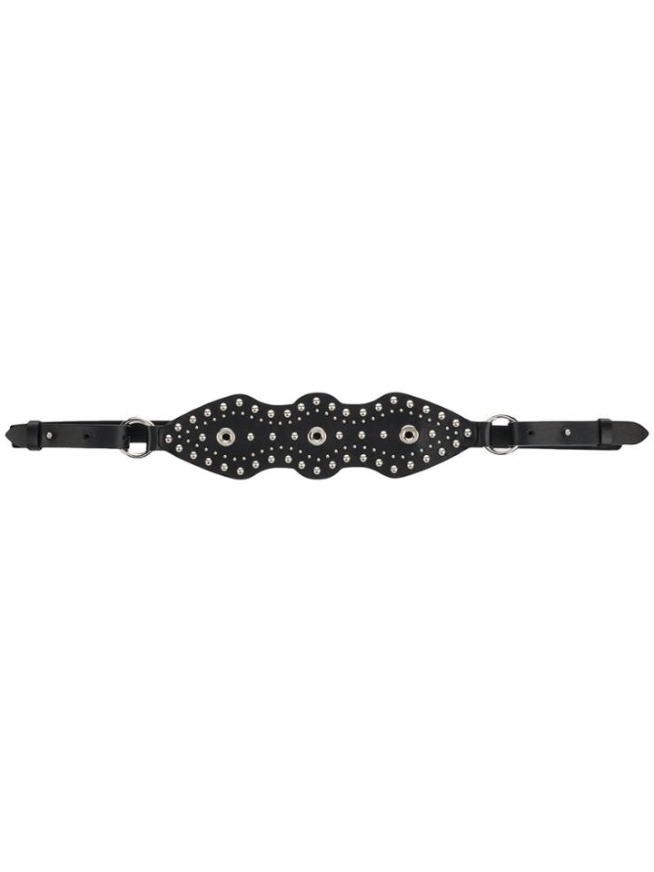 Red Valentino Red Valentino Qq0t0a35xfs 0no Nero Leather/fur/exotic