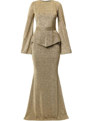 Safiyaa London Shimmer Gown - Gold