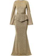 Safiyaa London Shimmer Gown - Gold