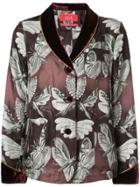 F.r.s For Restless Sleepers Velvet Trim Blazer - Red