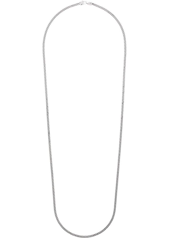 Tom Wood Sterling Silver Curb Chain - Metallic