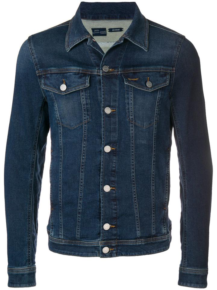 Diesel Classic Fitted Denim Jacket - Blue