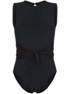 Beth Richards Irene Belted Swimsuit - Black