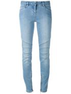 Balmain Zip Detail Jeans - Blue