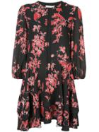 Alice+olivia Moore Floral Print Dress - Black