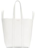 Balenciaga Laundry Cabas S - White