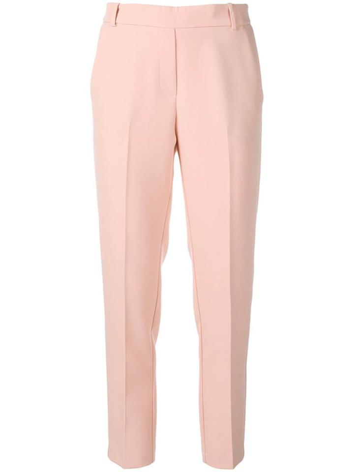 Kiltie Tailored Cropped Trousers - Neutrals