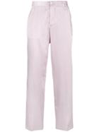 Our Legacy Sateen Tailored Trousers - Pink & Purple